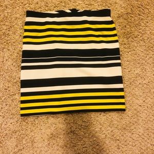 Striped skirt